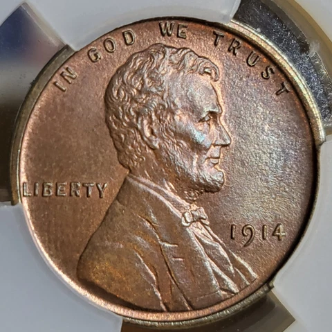 1914 Matte Proof Lincoln Wheat Cent RB *SUPERB GEM* PERFECTLY PRESERVED EXAMPLE! Cover