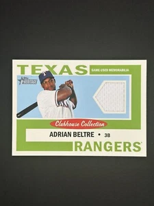 2013 Topps Heritage Clubhouse Sammlung Relikte Adrian Beltre Rangers - Bild 1 von 2