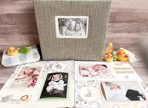 Album fotografico neutro bambino safari, album album album di ritagli bambino prefabbricato, album bambino safari - Foto 1 di 10