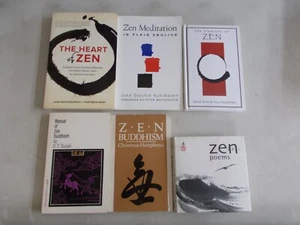 6 ZEN # MIXED LOT POEMS BUDDHISM ELEMENTS OF MEDITATION HEART - Bild 1 von 3