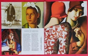 Article de presse 2018 Peintre TAMARA DE LEMPICKA 2 pages - Picture 1 of 1