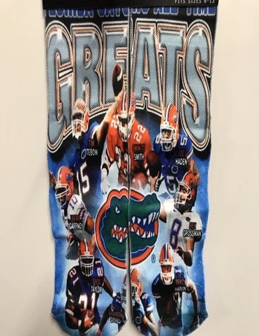 florida gators Socks 3d Sublimation Greatest Players Cover