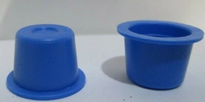 ESSENTRA Lot of 100 Blue Round Plastic Tapered Hole Plug Caps 0.447 - 0.512 in 012A
