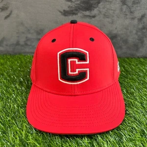 The Game eng anliegende Mütze rot Baseballkappe gesticktes Logo Kronenform Pro Herren 7 3/8 - Bild 1 von 10