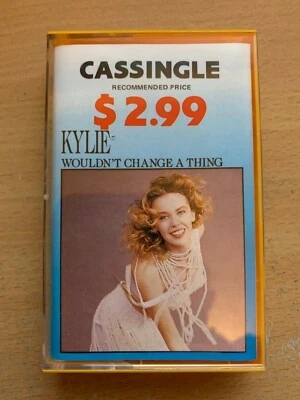 Kylie Minogue Wouldn't Change A Thing 1989 Cassingle Music Cassette Tape Single  - Image 1 of 2