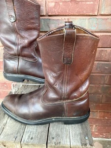Red Wing Supersole Pecos 1132 Cowboy Work Boots Mens Size 10.5 D Brown Shoes Tan - Picture 1 of 15