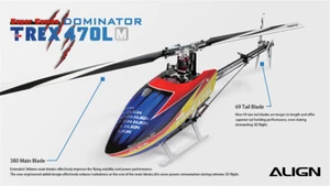 T-REX 470LM Super Combo 3D RC Helicopter with 860g Main Drive Pulley 56T - Picture 1 of 11