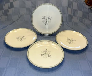 Noritake Lucille China Salad Plates, 5813 Mid Century Modern, 8 1/4" Set of 4 - Picture 1 of 10