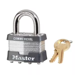 Master Lock 1KA Laminated Padlock, Single - Picture 1 of 1