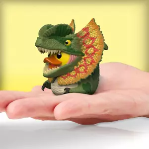 TUBBZ MINI Jurassic Park Dilophosaurus Coleccionable Pato Figura Vinilo JEEP - Imagen 1 de 7