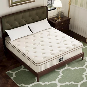 Gel Foam Hybrid Mattress - Euro Top 14 Inch King Mattress with Pocket Spring for - Picture 1 of 12