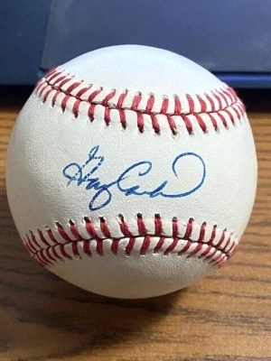 GARY CARTER 3 SIGNED AUTOGRAPHED ONL BASEBALL!  Expos, Mets!  HOF! - Image 1 of 2
