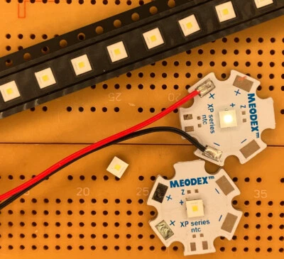 Cree XP-P U5 Neutral White 5000K 5W LED Emitter & Star Mounted 700lm 1.05mm LES - Image 1 of 2