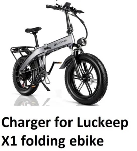 🔥 ac adapter Smart battery Charger for  Luckeep X1 X2 X3 C23 C27 ectric bike🔥 - Picture 1 of 3