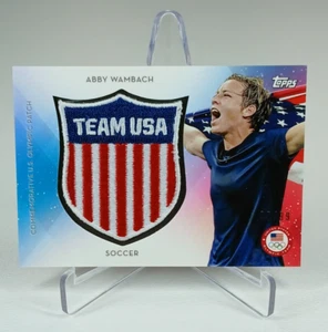 Patch Card Abby Wambach 2016 Topps US Olympic & Paralympic Team SP/99 #USTC-AW - Foto 1 di 3
