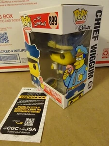 Ken Wheaton Signed & Sketched The Simpsons Chief Wiggum Funko Pop JSA COA - Picture 1 of 10