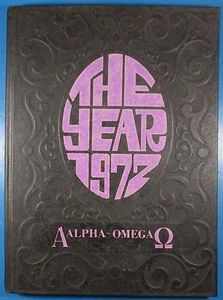 Alpha-Omega The Year 1972 Cowden-Herrick Highschool Yearbook Annual - Picture 1 of 4
