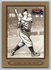 2002  Fleer Fall Classic Lou Gehrig #4