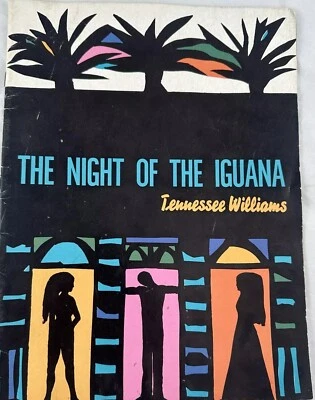 1962 Tennessee Williams Night of the Iguana Souvenir Program Shelley Winters - Image 1 of 4
