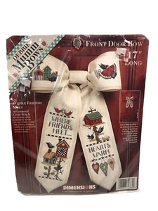 De Colección Dimensiones Debbie Mumm Arcos DONDE LOS AMIGOS SE ENCUENTRAN Kit Punto de Cruz 72364 Nuevo - Imagen 1 de 6