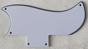 Custom For Gibson SG 61 Reissue Style Guitar Pickguard 5-Ply White - Picture 1 of 4