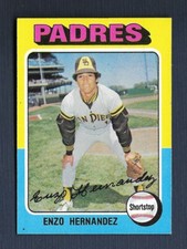 1975 Topps Enzo Hernandez #84 San Diego Padres EXMT+