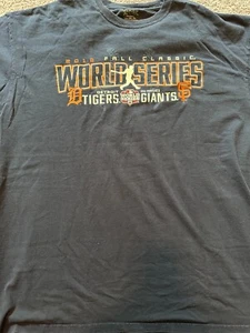 2012 Detroit Tigers v San Franciso Giants World Series T-Shirt 2XL - Picture 1 of 3