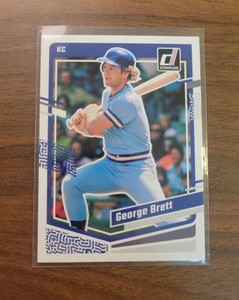 2023 Donruss Baseball Base #185 George Brett - Kansas City Royals