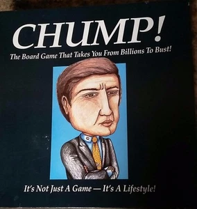 DONALD TRUMP - CHUMP GAME (EXTREMELY RARE) - MOCKS HIS BANKRUPTCIES - 1990 - Picture 1 of 8