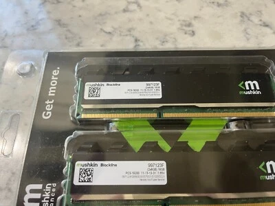 Mushkin Enhanced Blackline 16GB (2 x 8GB) 240-Pin DDR3 UDIMM  2400 MHZ 99712F - Image 1 of 3