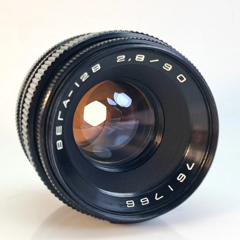 Vega-12Б 90mm f/2.8 Lens | Kiev-88 Bayonet Б (Pentacon Six Copy) USSR - Image 1 of 4