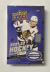2021-22 Upper Deck Series 2 Hockey Factory Sealed Hobby Box - Picture 1 of 1