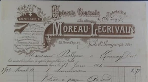 21 NIGHTS-ST-GEORGES BEAUTIFUL ENTETE GROCERY CENTRAL JUNE 1904 - Picture 1 of 2