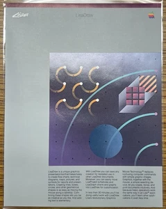 Vintage broszura Apple LisaDraw, bardzo ładny stan - Zdjęcie 1 z 3