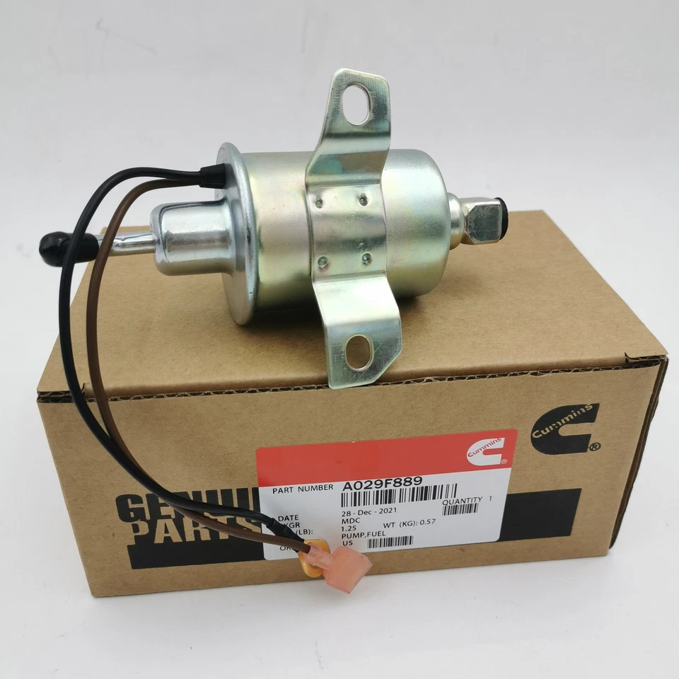 Bomba de combustible E11007 12 V para Onan 4000 RV Cummins generador Microlite MicroQuiet Foto 1 de 4