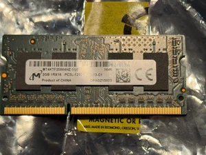 4X 2GB KINGSTON PC3L 120800 11 13 2GB 1RX16 MKTF25664HZ-1G6E1 - Picture 1 of 1