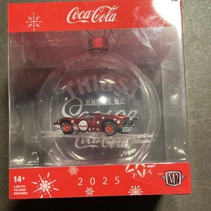 2025 M2 Machines Christmas Ornament - Coca-Cola 1966 Ford GT40 MKII - Picture 1 of 3