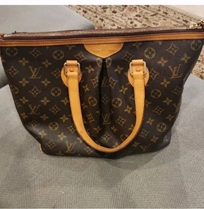 Louis Vuitton Palermo Tote Dark Brown Canvas/Leather - Picture 1 of 21