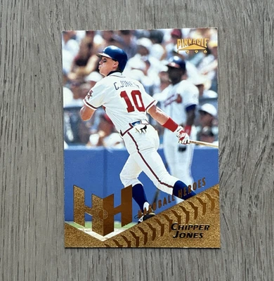 MLB Pinnacle Hardball Heroes 1996 | Chipper Jones | #266 | Atlanta Braves Foto 1 de 2