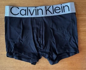 Neu Calvin Klein Hipster Trunks Reconsidered Steel Cotton, Schwarz, XS - Bild 1 von 2