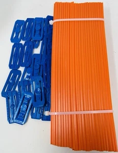 Hot Wheels Tracks Lot of 23 11 3/4” Tracks and 22 Connectors - Picture 1 of 1