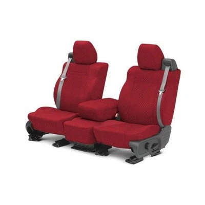 For Mazda Miata 99-00 CalTrend Carbon Fiber 1st Row Red Custom Seat Covers - Image 1 of 3