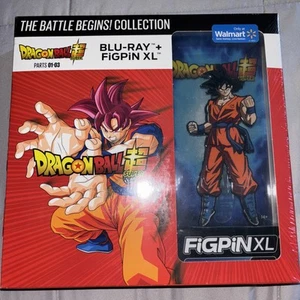 Dragon Ball Super Parts 1-3 Box Set Blu-Ray with Goku FiGPiN XL (NEW AND SEALED) - Picture 1 of 2