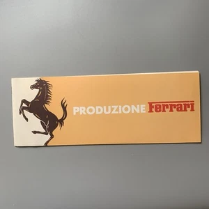 1977 Ferrari Car Range Sales Brochure N.146/77 Dino 308 GTB GTS BB512 400 F/I/GB - Picture 1 of 7