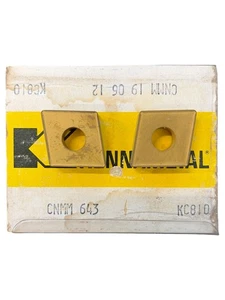 (2 Pcs) Kennametal CNMM 643 Grade: KC810 Carbide Inserts - Picture 1 of 1