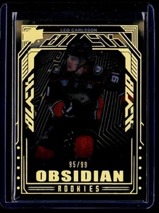 2023-24 Upper Deck SPx Black Obsidian Leo Carlsson - #OR-1 - Ducks - Picture 1 of 3