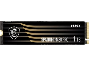 MSI SPATIUM M480 PRO PCIe 4.0 NVMe M.2 1TB PCI-Express 4.0 x4, NVMe 1.4 3D NAND - Picture 1 of 5