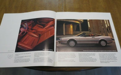 Cadillac Allante Deville 1987 Eldorado Sevilla Fleetwood 32 páginas folleto de ventas Foto 1 de 3