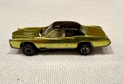 Hot Wheels Redline Custom Eldorado 1968 amarillo con interior blanco EE. UU. Foto 1 de 4