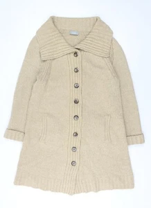 Wallis Women's Beige Cardigan - Size 18, Chunky Knit - Picture 1 of 12